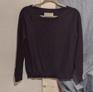 Everlane Navy Cotton Sweater